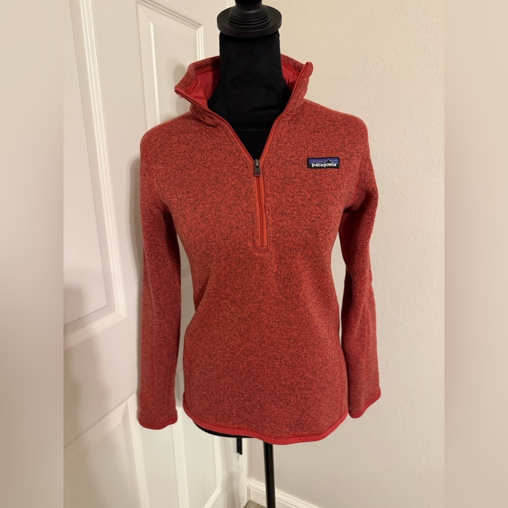 Patagonia Red Heather Fleece Pullover